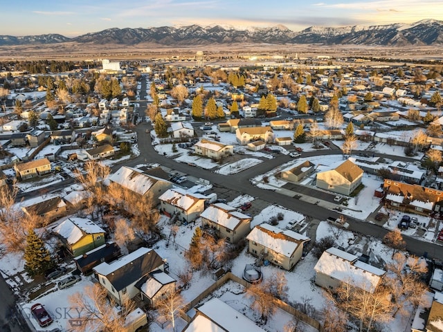 907 Montana St, Belgrade, MT 59714 - bird's eye view with a residential view and a mountain view