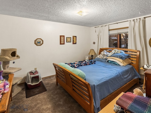 907 Montana St, Belgrade, MT 59714 - bedroom featuring carpet floors and a textured ceiling
