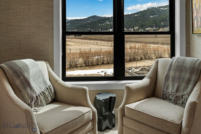 7980 Balsam, Bozeman, MT 59718 - living area with a mountain view