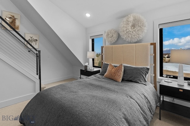 7980 Balsam, Bozeman, MT 59718 - carpeted bedroom featuring baseboards and recessed lighting