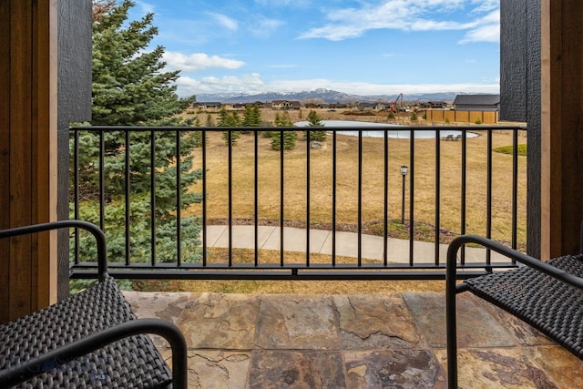 7980 Balsam, Bozeman, MT 59718 - balcony featuring a mountain view