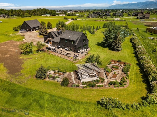 7980 Balsam, Bozeman, MT 59718 - view from above of property with a mountain backdrop