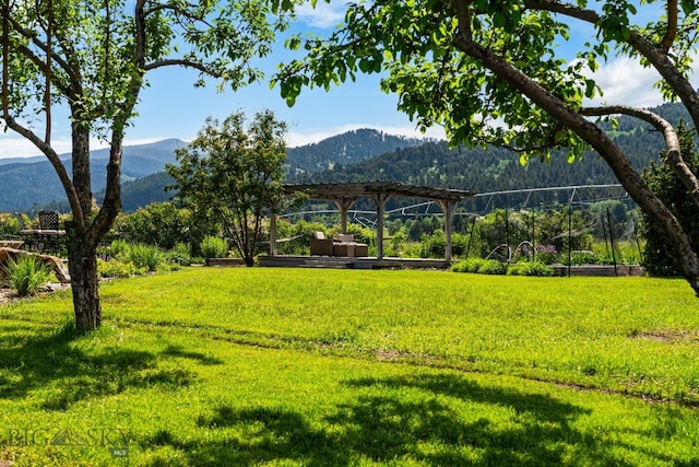 7980 Balsam, Bozeman, MT 59718 - view of community featuring a mountain view and a yard