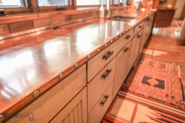 201 Cotton Willow, Melrose, MT 59743 - kitchen with a sink and light stone counters