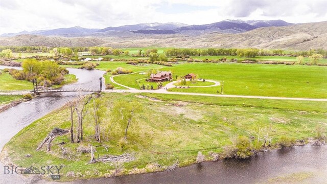 201 Cotton Willow, Melrose, MT 59743 - aerial view of sparsely populated area featuring a water and mountain view