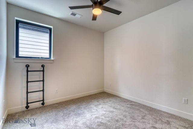 1104 Ridgeview Trl, Livingston, MT 59047 - carpeted empty room featuring ceiling fan and baseboards