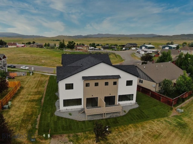 1104 Ridgeview Trl, Livingston, MT 59047 - view from above of property with a mountainous background