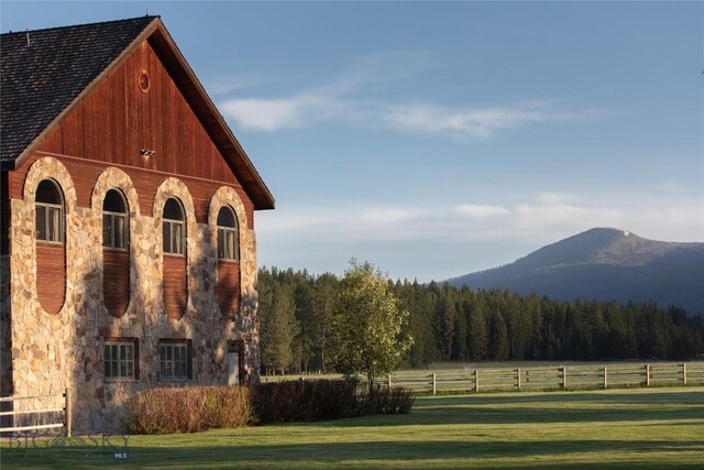 31255 Ninemile Rd, Huson, MT 59846 - view of mountain background featuring a forest