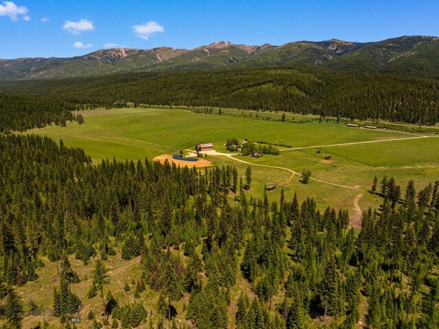 31255 Ninemile Rd, Huson, MT 59846 - view of mountain backdrop featuring a heavily wooded area