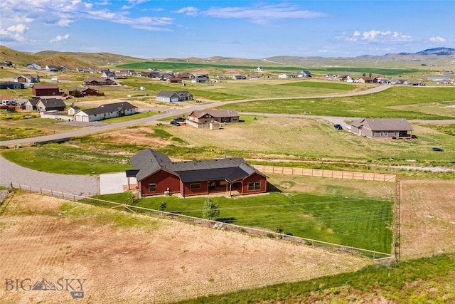 49 Wild Rye Pl, Three Forks, MT 59752 - aerial view of sparsely populated area with mountains