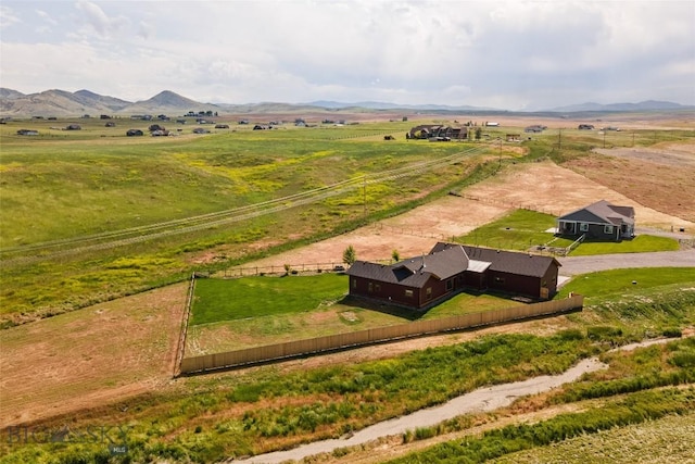 49 Wild Rye Pl, Three Forks, MT 59752 - view of rural area featuring a mountain backdrop and agricultural land