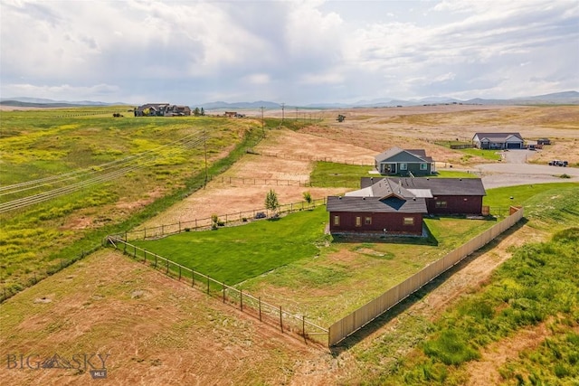 49 Wild Rye Pl, Three Forks, MT 59752 - aerial view of sparsely populated area with a mountain backdrop