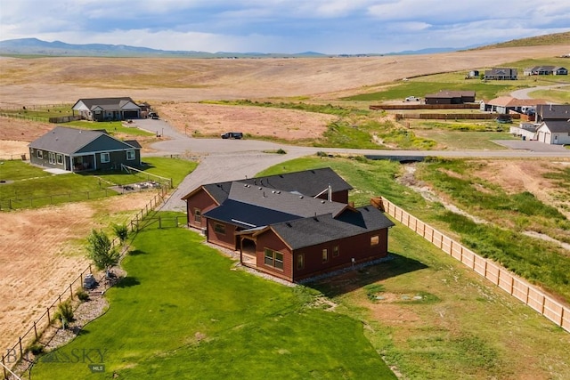 49 Wild Rye Pl, Three Forks, MT 59752 - aerial view of sparsely populated area featuring a mountain backdrop