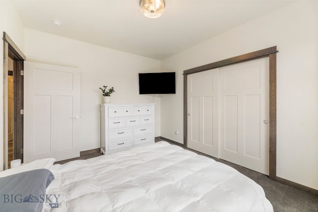 104 Albrey Trl Unit C, Bozeman, MT 59718 - bedroom with light carpet, baseboards, and a closet