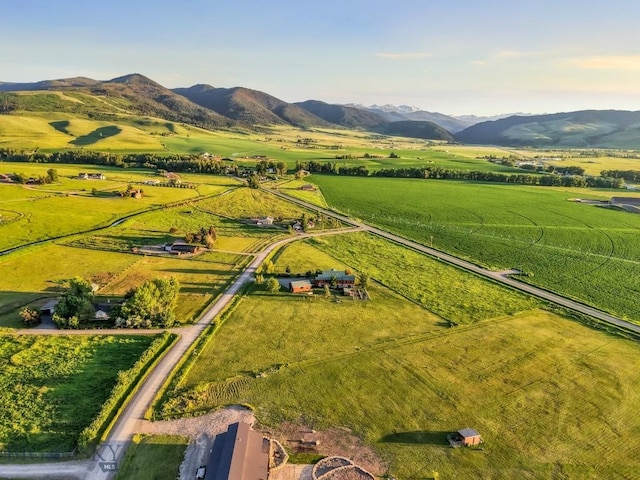 480 Moose Crossing Rd, Gallatin Gateway, MT 59730 - aerial view of sparsely populated area featuring a mountainous background