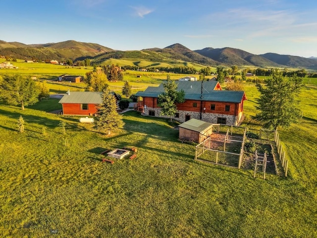 480 Moose Crossing Rd, Gallatin Gateway, MT 59730 - view of rural area featuring mountains