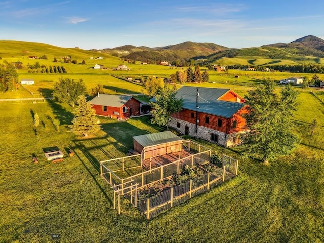 480 Moose Crossing Rd, Gallatin Gateway, MT 59730 - view of rural area with a mountainous background