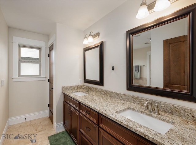 2026 Southbridge, Bozeman, MT 59718 - full bath with double vanity and baseboards