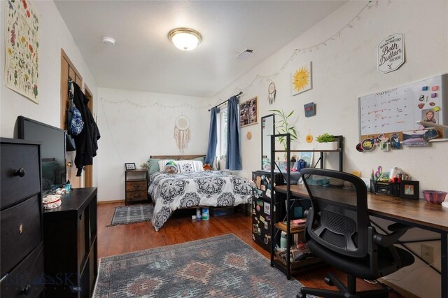 1719 W Kagy, Bozeman, MT 59715 - bedroom with visible vents and wood finished floors