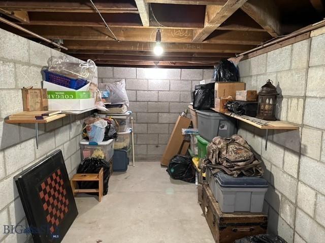 view of storage