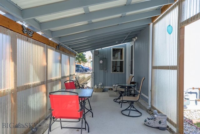 view of patio / terrace with outdoor dining area
