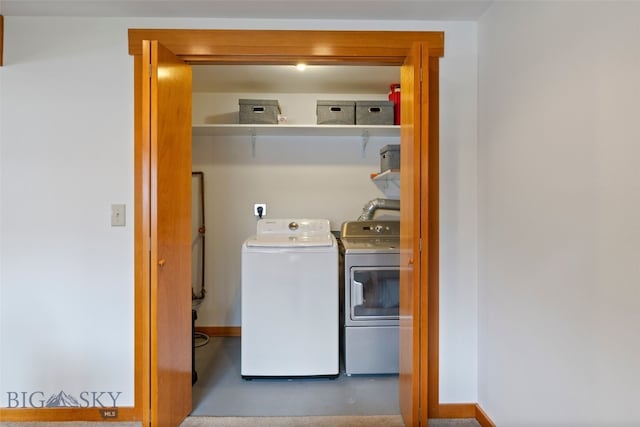 211 N Yellowstone Ave, Bozeman, MT 59718 - laundry room featuring washer and dryer and baseboards