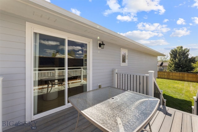 211 N Yellowstone Ave, Bozeman, MT 59718 - deck with outdoor dining space