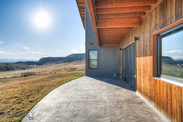 251 Fawn Mdw, Manhattan, MT 59741 - view of patio featuring a mountain view