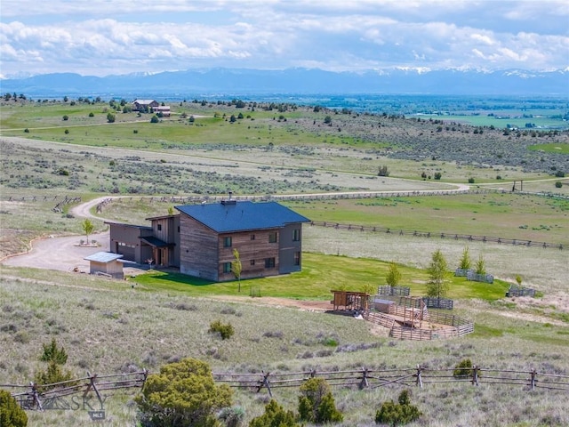 251 Fawn Mdw, Manhattan, MT 59741 - view of rural area with a pastoral area and a mountainous background