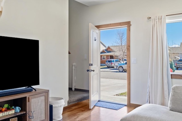 1009 Idaho Unit B, Belgrade, MT 59714 - interior space with wood finished floors and baseboards
