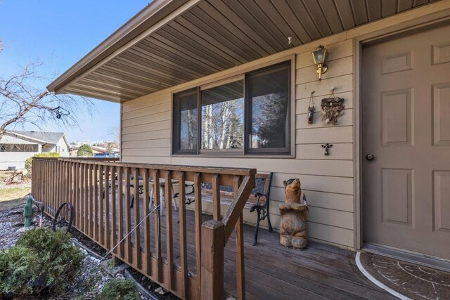490 Secretariat Cir, Belgrade, MT 59714 - view of wooden terrace