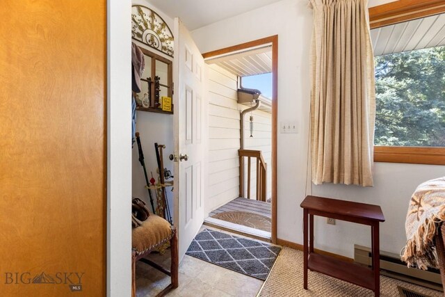 490 Secretariat Cir, Belgrade, MT 59714 - doorway with a baseboard radiator