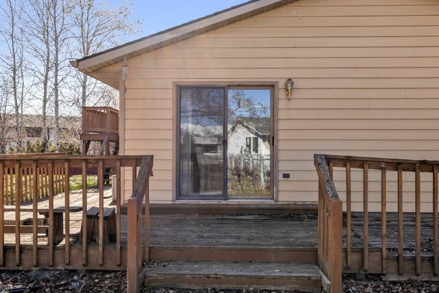 490 Secretariat Cir, Belgrade, MT 59714 - view of wooden terrace