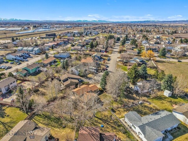 490 Secretariat Cir, Belgrade, MT 59714 - aerial view with a residential view and a mountain view