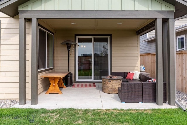 1510 Deadwood Loop, Belgrade, MT 59714 - view of patio / terrace with an outdoor living space