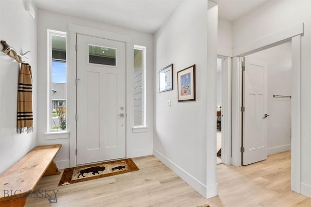 1510 Deadwood Loop, Belgrade, MT 59714 - entrance foyer with light wood-style flooring and baseboards