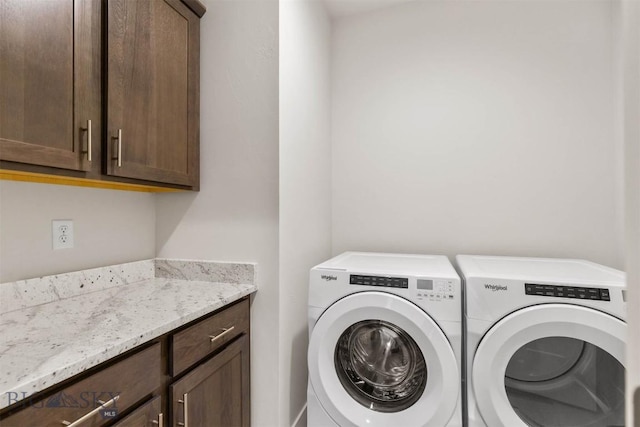 1510 Deadwood Loop, Belgrade, MT 59714 - laundry room featuring cabinet space and separate washer and dryer