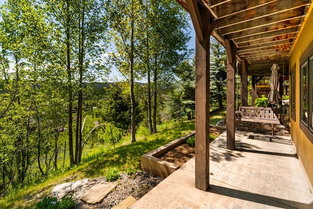 2430 Two Gun White Calf Rd, Big Sky, MT 59716 - view of patio / terrace