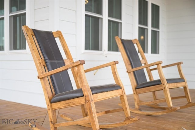 992 Deer Haven Dr, Deer Lodge, MT 59722 - view of wooden deck