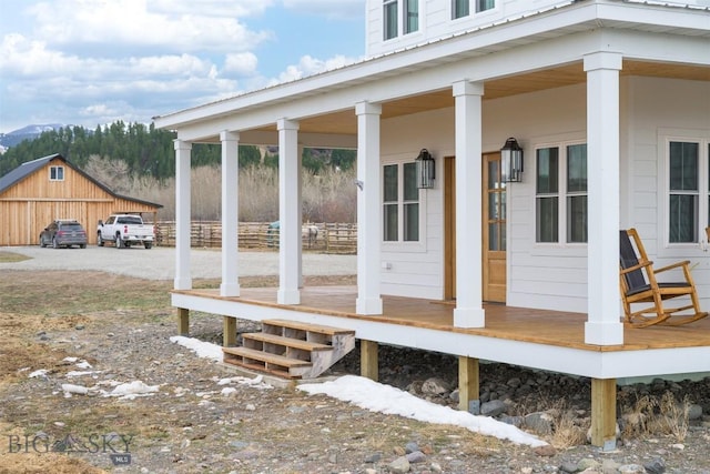 992 Deer Haven Dr, Deer Lodge, MT 59722 - view of deck