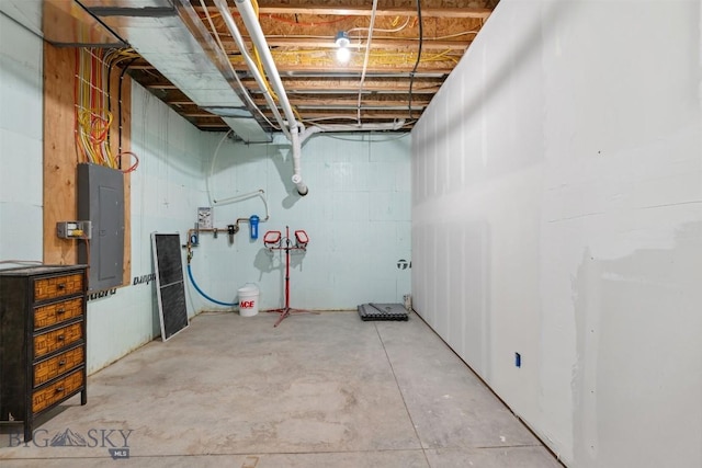 992 Deer Haven Dr, Deer Lodge, MT 59722 - unfinished below grade area with electric panel