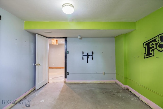 1916 S Jackson, Butte, MT 59701 - finished basement with visible vents and baseboards