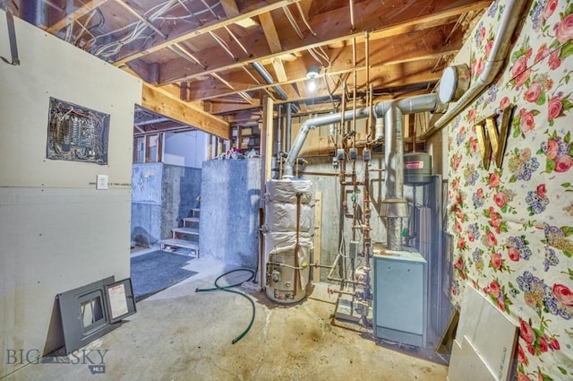5585 W Cameron Bridge Rd, Manhattan, MT 59741 - unfinished below grade area with stairs