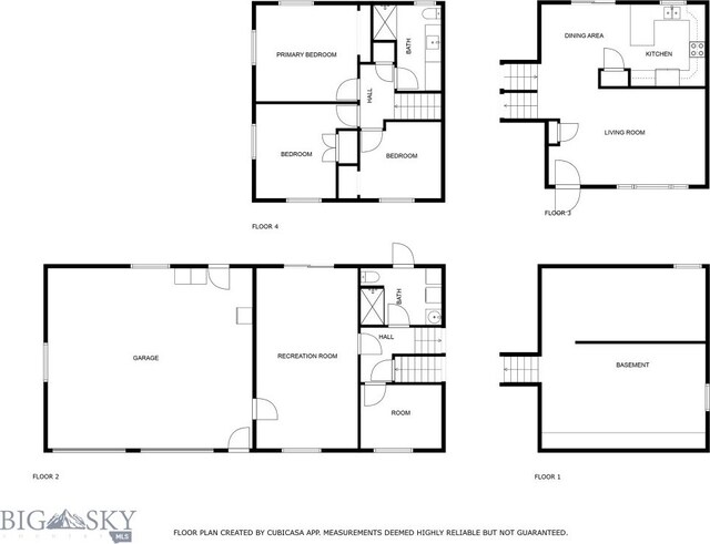 5585 W Cameron Bridge Rd, Manhattan, MT 59741 - view of floor plan / room layout