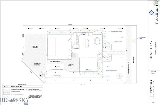 1033 N 14th, Bozeman, MT 59715 - view of property floor plan