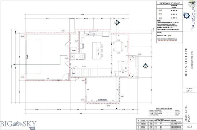 1033 N 14th, Bozeman, MT 59715 - floor plan / room layout
