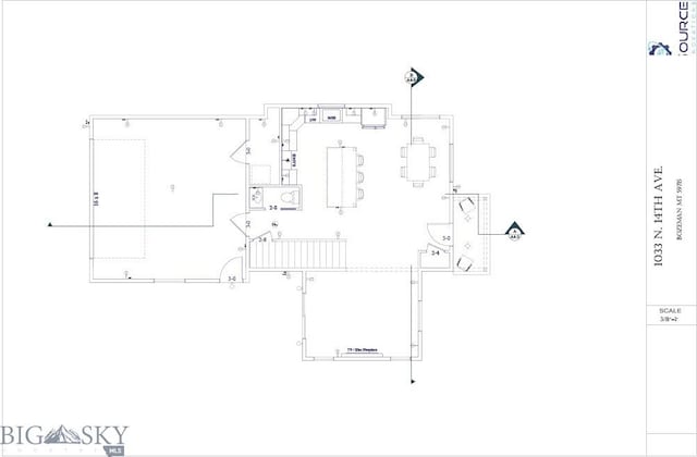 1033 N 14th, Bozeman, MT 59715 - view of floor plan / room layout