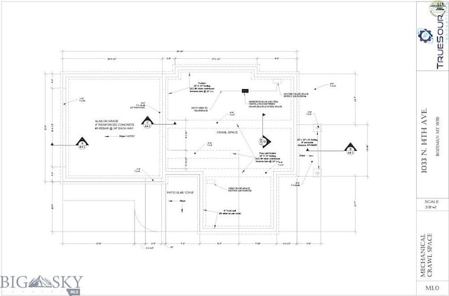 1033 N 14th, Bozeman, MT 59715 - view of floor plan / room layout