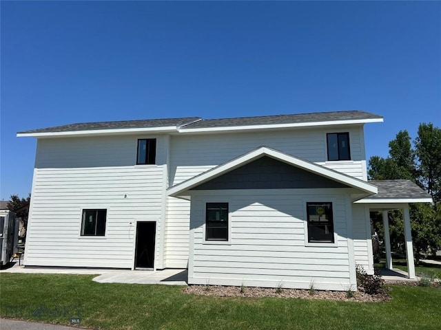 1033 N 14th, Bozeman, MT 59715 - back of property with a lawn