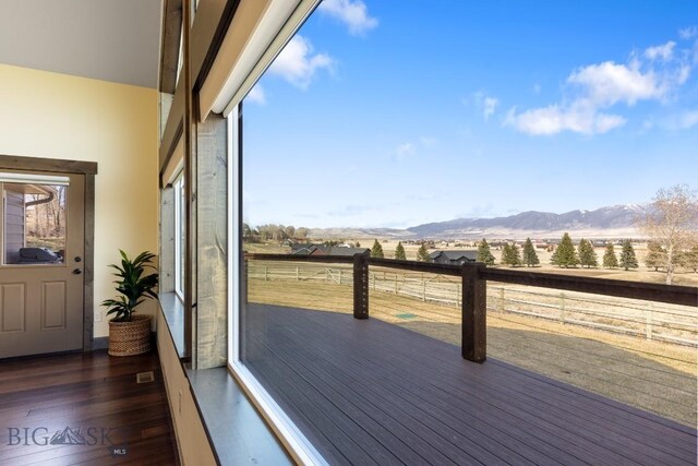9 Cedar Ct, Ennis, MT 59751 - deck with a mountain view
